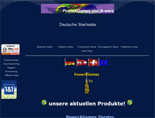 Tablet Screenshot of powerxgames.de